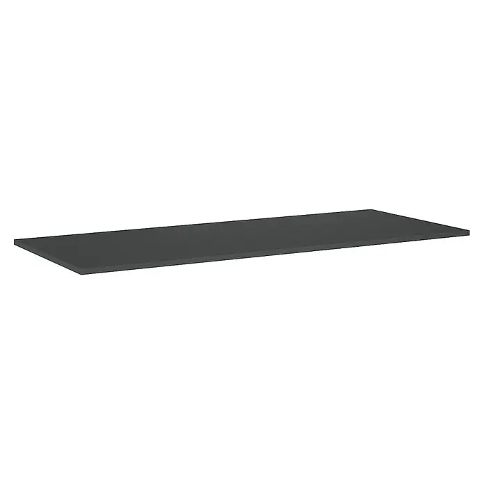 Inspira Waschtischplatte - B x T x H: 121 x 46 x 1,5 cm, Anthrazit - Eine graue Leiterplatte mit einer feinen Reihe von Kontakten um den Rand. Ideal für den präzisen Elektronikbau und Hobbyprojekte.