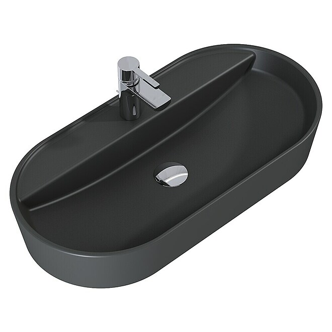 Inspira Aufsatzwaschbecken  (Anthrazit)