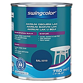 swingcolor Pisani lak (Modra, 750 ml, Sijoče)