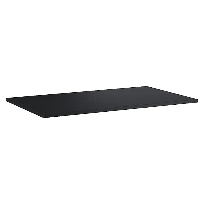 Inspira Waschtischplatte - B x T x H: 80,6 x 46 x 1,5 cm, Schwarz - Schwarzes IC-Gehäuse mit vielen kleinen Anschlüssen an den Rändern. Ideal für elektronische Projekte und Reparaturen.