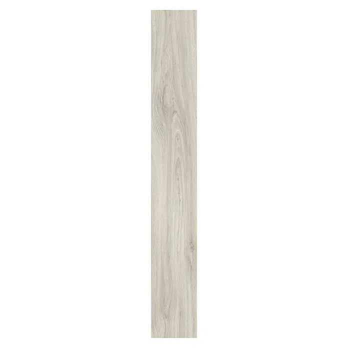 LOGOCLIC Laminado Nogal Sintra - 1.380 x 193 x 8 mm, AC5 - Esta imagen muestra una lama de madera clara con una veta natural y bonita que le da un aspecto elegante al suelo.