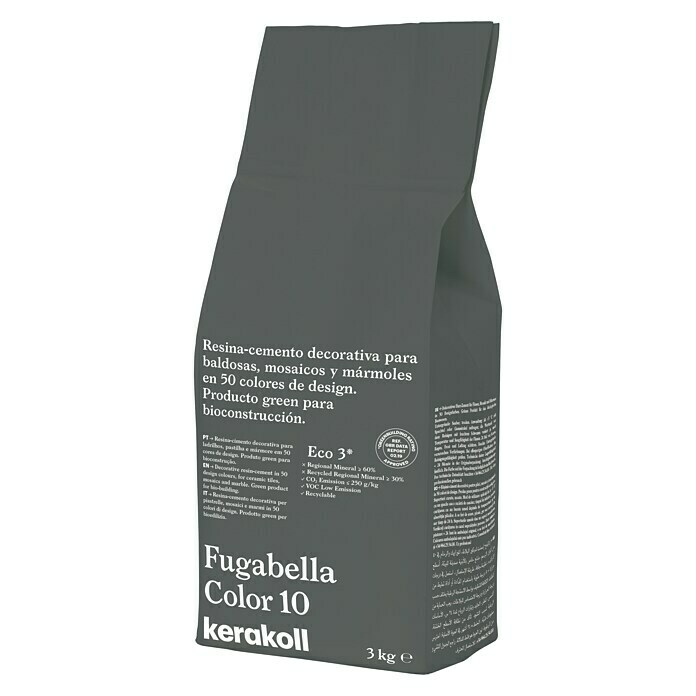 Kerakoll Sellador de resina - cemento Fugabella (Tono de color: 10, 3 kg)