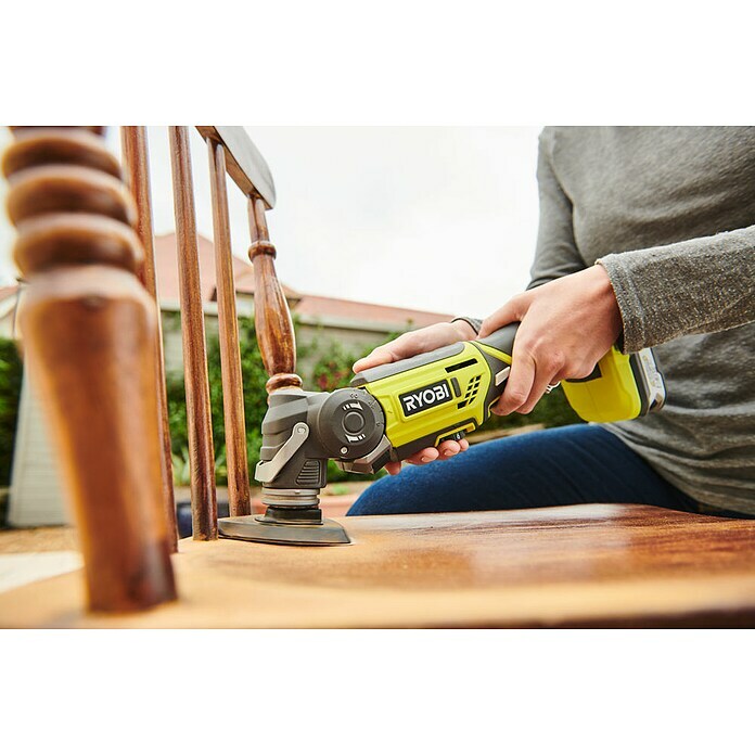 Ryobi ONE+ Akku-Multifunktionswerkzeug R18MT-018 V, Li-Ionen, Ohne Akku, Leerlaufdrehzahl: 10.000 U/min - 20.000 U/min Use Shot