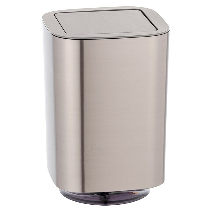 Wenko Kosmetikeimer Auron Chrom (5,5 l, Chrom, Eckig, Kunststoff) | BAUHAUS