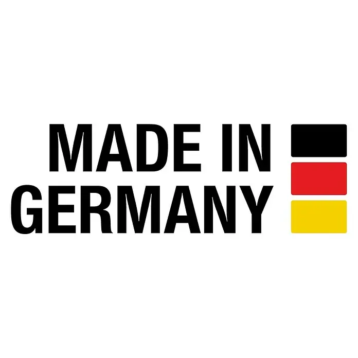 Gardena Viereckregner Aqua M - Max. Regnerfläche: 110 m² - 250 m² - MADE IN GERMANY Schriftzug mit den Farben der deutschen Flagge. Es kennzeichnet Produkte, die in Deutschland hergestellt wurden.