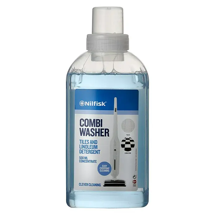 Nilfisk Bodenreiniger Fliesen & Linoleum - 500 ml, Passend für: Nilfisk Hartbodenreiniger Combi - Das Nilfisk Combi Washer Reinigungs-Konzentrat für Fliesen und Linoleum in einer 500ml Flasche.