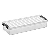 Sunware Aufbewahrungsbox Q-Line (L x B x H: 38,8 x 14,2 x 6,5 cm, Kunststoff, Transparent) | BAUHAUS