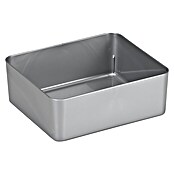 Sunware Aufbewahrungsbox Q-Line Basket (L x B x H: 14,1 x 12,1 x 4,7 cm, Kunststoff, Metallfarbig) | BAUHAUS