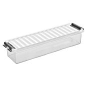 Sunware Aufbewahrungsbox Q-Line (L x B x H: 27 x 8,6 x 6 cm, Kunststoff, Transparent) | BAUHAUS
