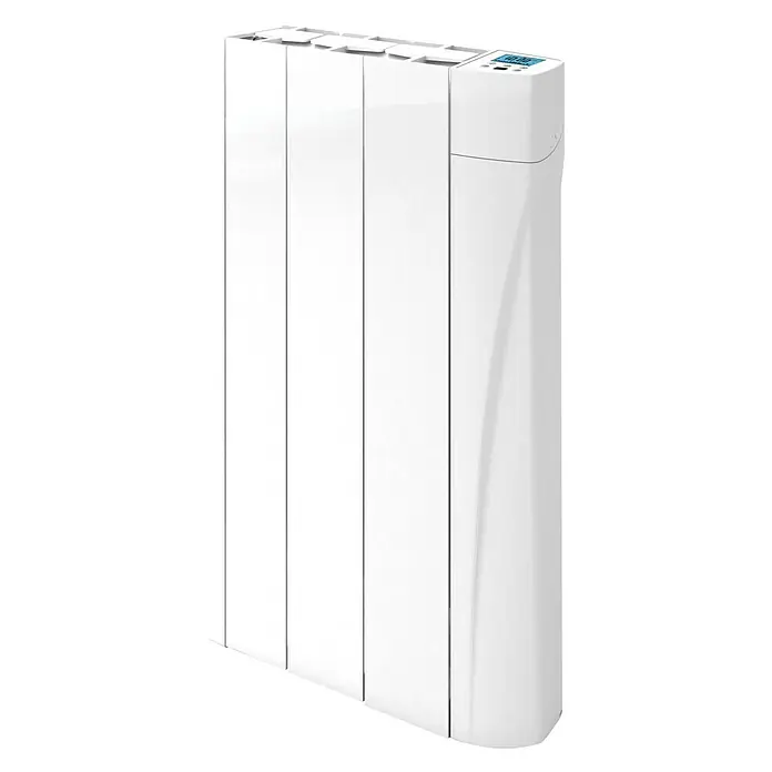 Voltomat HEATING Emisor térmico VOLTC - Potencia: 500 W, 9,8 x 34,5 x 57,5 cm, Cerámico - Radiador eléctrico blanco con control digital para una distribución eficiente del calor y un diseño moderno.