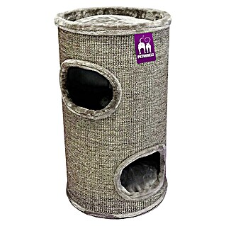 Petrebels Krabmeubel Dome 80 (45 x 45 x 80 cm, Natuurlijke materialen, Cappuccino)