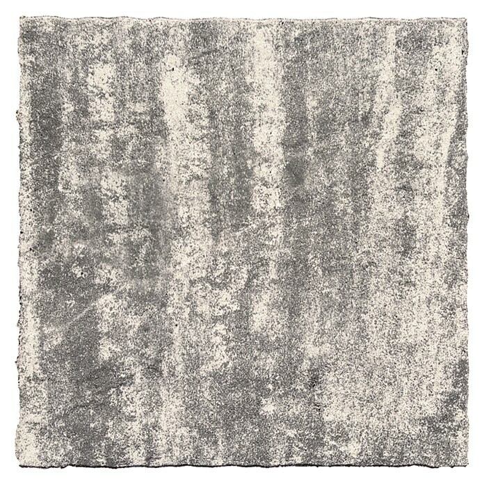 Terrassenplatte Ellenica (48 x 48 x 3,2 cm, Grau/Schwarz, Beton) | BAUHAUS