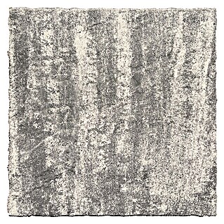 Terrassenplatte Ellenica (48 x 48 x 3,2 cm, Grau/Schwarz, Beton)