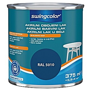 swingcolor Pisani lak (Modra, 375 ml, Svileni mat)