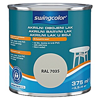 swingcolor Akrilni lak 2u1 (Boja: Sive boje, 375 ml)