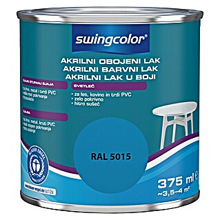 swingcolor Pisani lak (Nebeško modra, 375 ml, Sijoče)