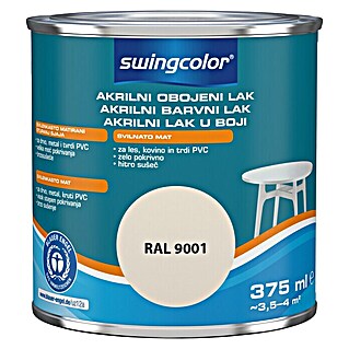 swingcolor Akrilni lak 2u1 (375 ml, Svilenkasti mat)