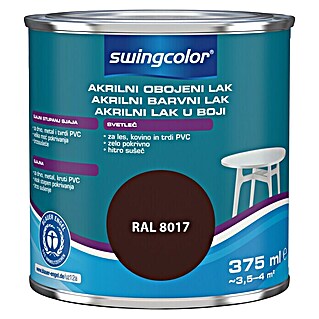 swingcolor Akrilni lak 2u1 (Boja: Čokoladno smeđe boje, 375 ml)