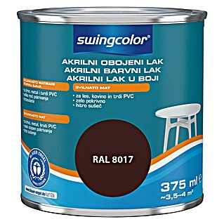swingcolor Pisani lak (Čokoladno rjava, 375 ml, Svileni mat)