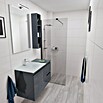 Camargue Espacio Badmöbel-Set H24 (90 cm, Gama anthrazit matt)