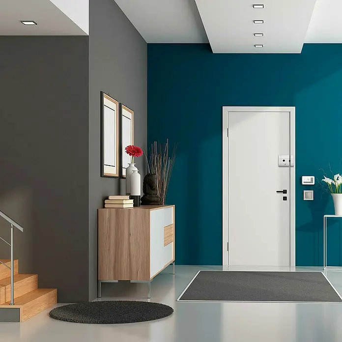 AYR Cerradura electrónica Lock-PRO - Gris, Bluetooth - Recibidor acogedor con un aparador moderno que combina almacenamiento y estilo. Perfecto para cualquier hogar.