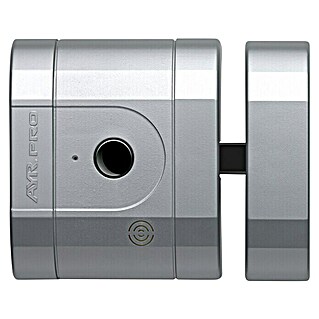 AYR Cerradura electrónica Lock-PRO (L x An x Al: 105 x 121 x 33 mm, Manejo: Mediante app, Apto para: Puertas, Gris)