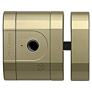 AYR Cerradura electrónica Lock-PRO (L x An x Al: 105 x 121 x 33 mm, Manejo: Mediante app, Apto para: Puertas, Dorado)