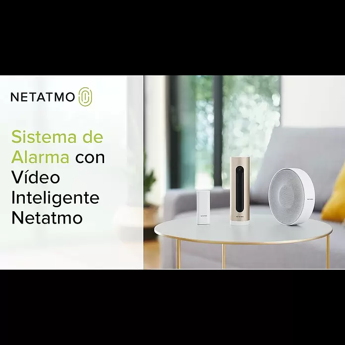 Netatmo Cámara de vigilancia Welcome - Marrón, Ángulo de detección: 130 ° - Sistema de Alarma con Vdeo Inteligente Netatmo