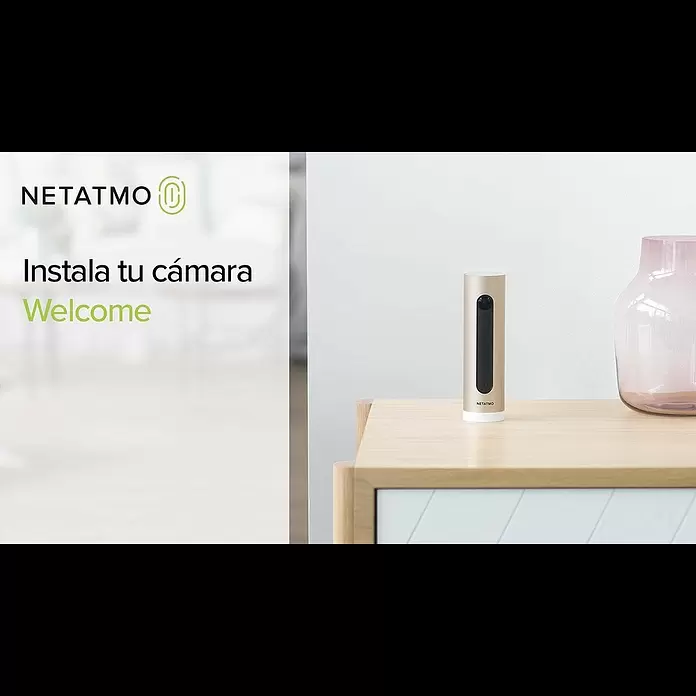Netatmo Cámara de vigilancia Welcome - Marrón, Ángulo de detección: 130 ° - Cmo instalar solo la cmara de seguridad para interiores Welcome, en unos pasos simples