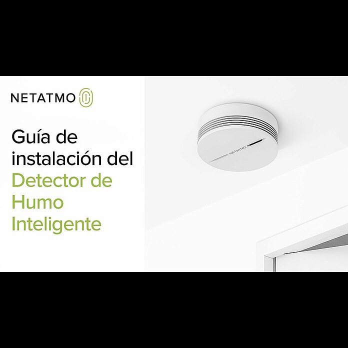 Netatmo Detector de humo inteligente (Diámetro: 11,5 cm, Duración de batería: 10 años, Señal de alarma: 85 dB) | BAUHAUS