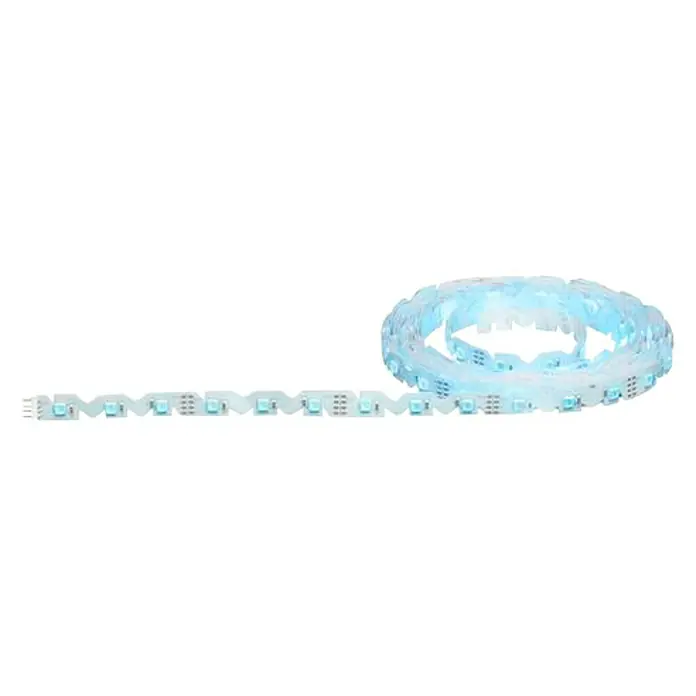 Paulmann LED-Band Function FlexLED - Länge: 5 m, Lichtfarbe: RGB, 26 W - LED-Streifen mit blauen Leuchten. Der flexible LED-Streifen ist gerollt und bietet vielseitige Beleuchtungslösungen.