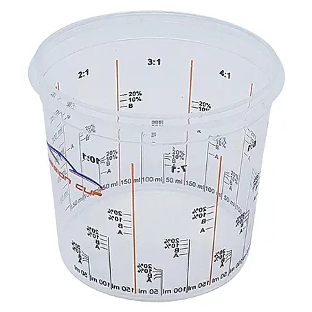 Vaso medidor para mezclar pintura