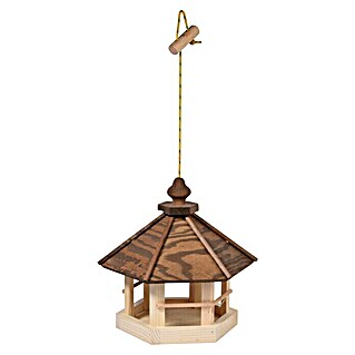 Dobar Vogelfutterhaus Wildlife (35 x 31 x 37 cm, Natur/Braun, Holz)