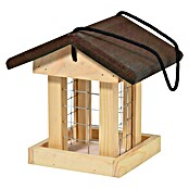 Dobar Vogelfutterhaus Wildlife (16 x 14 x 16 cm, Natur/Braun, Holz) | BAUHAUS