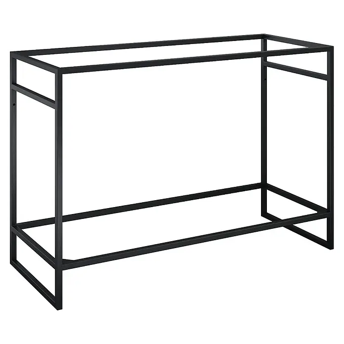 Inspira Konsole - 120 x 45,5 cm, Schwarz - Schwarzer Konsolentisch mit einem minimalistischen Design, ideal für moderne Wohnräume.\n