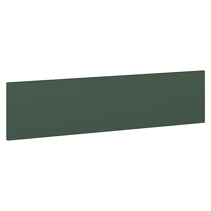 Inspira Wandpaneel - Forest Green, 80,6 x 1,5 x 20 cm - Nahaufnahme einer olivgrünen Textur mit einer subtilen körnigen Oberfläche, ideal für Hintergründe oder Designelemente.