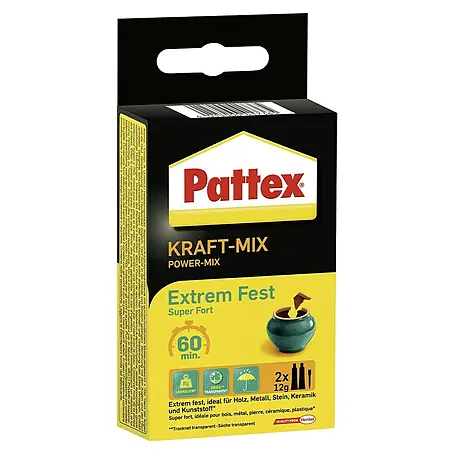 Pattex Kraft-Mix 2-Komponenten-Kleber Komponentenkleber Extrem Fest