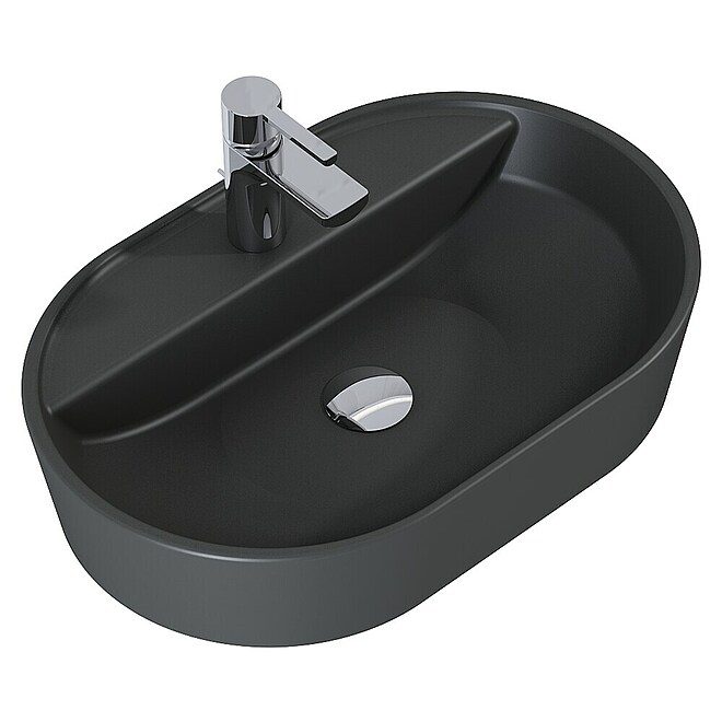Inspira Aufsatzwaschbecken  (Anthrazit)