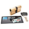 Tesa Assa Abloy Cilindro de seguridad TK100 (35/35 mm, 5 llaves, Níquel)