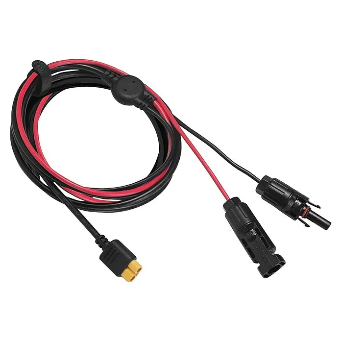 EcoFlow Cable solar MC4 a XT60 - 5 m - Cable conector en Y con conectores MC4 para conectar paneles solares. Ideal para aumentar la potencia.