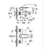 Grohe Start Edge Badewannenarmatur (Chrom, Glänzend) | BAUHAUS