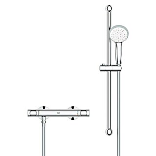 Grohe Conjunto de ducha Precision Flow (Distancia entre orificios: 150 cm, Cromo)