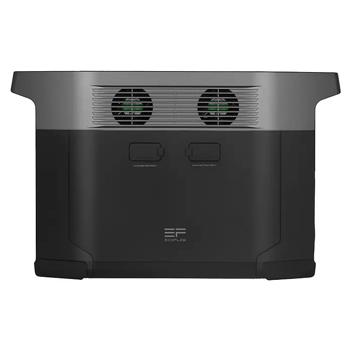 EcoFlow Estación de energía portátil Delta Max - 2.016 Wh, Negro - Batería extra de EcoFlow con ventiladores y puertos, diseñada para ampliar la capacidad de las estaciones de energía compatibles.