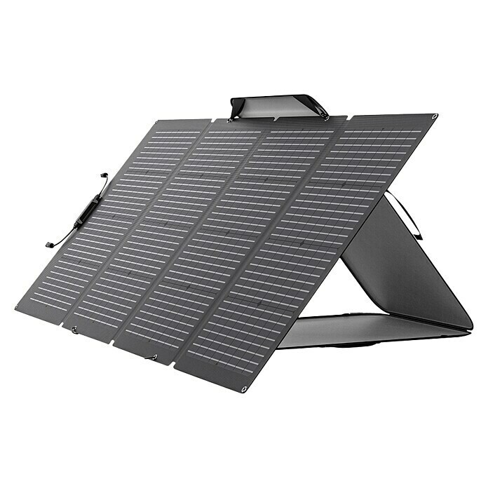 EcoFlow Solarmodul bifazial220 W, L x B x H: 2,5 x 82 x 183 cm Diagonal View