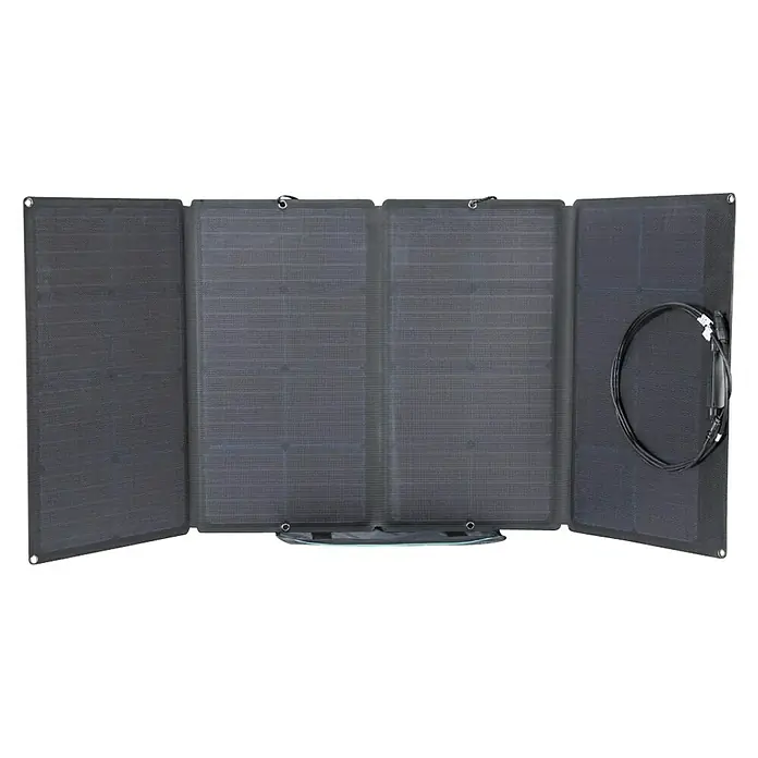 EcoFlow Solarmodul faltbar - L x B x H: 157 x 68 x 2,4 cm, 160 W - Die tragbare Solarpanelanlage, ideal für umweltfreundliche Energie unterwegs, bietet eine nachhaltige Lösung.