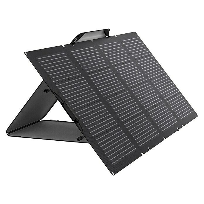 EcoFlow Solarmodul bifazial220 W, L x B x H: 2,5 x 82 x 183 cm Diagonal View