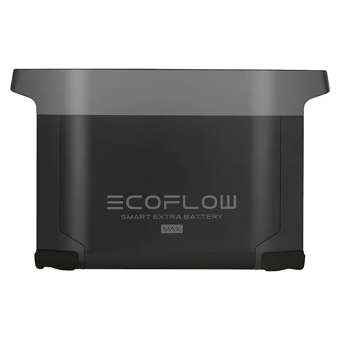 EcoFlow Batería extra Delta Max - 50,4 V, 40 Ah, Iones de litio - Batería extra inteligente EcoFlow MAX negra para mayor potencia y tiempo de uso prolongado.
