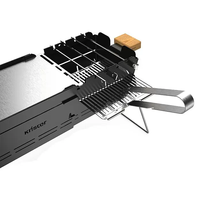 Knister Grillzange - Länge: 22 cm - Detailaufnahme