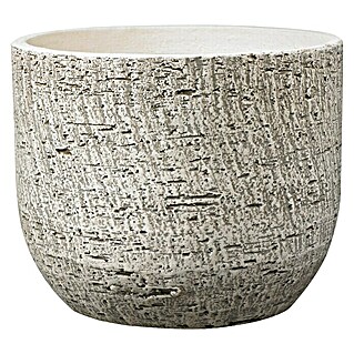 Soendgen Keramik Okrugla tegla za biljke (Vanjska dimenzija (ø x V): 20 x 17 cm, Bijele boje, Keramika)