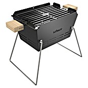 Knister Holzkohlegrill (Grillfläche (B x T): 28 x 20 cm, Schwarz) | BAUHAUS